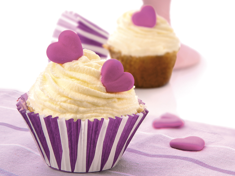 Heart of Cheese Cupcake