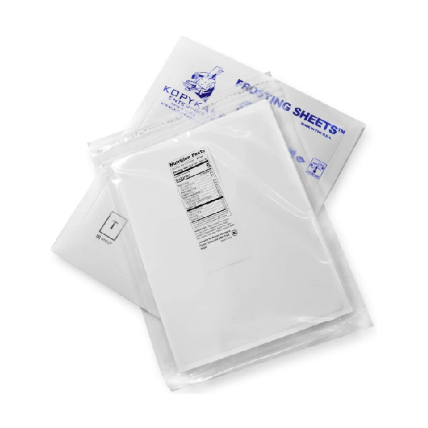 ¼ Frosting Sheets “8x11” A4