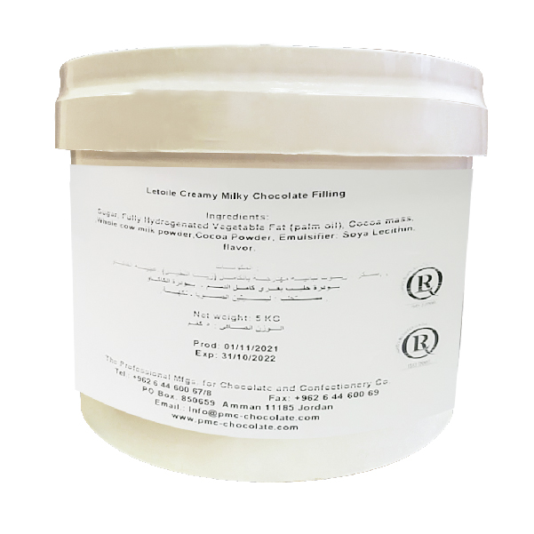 milky chocolate filling 