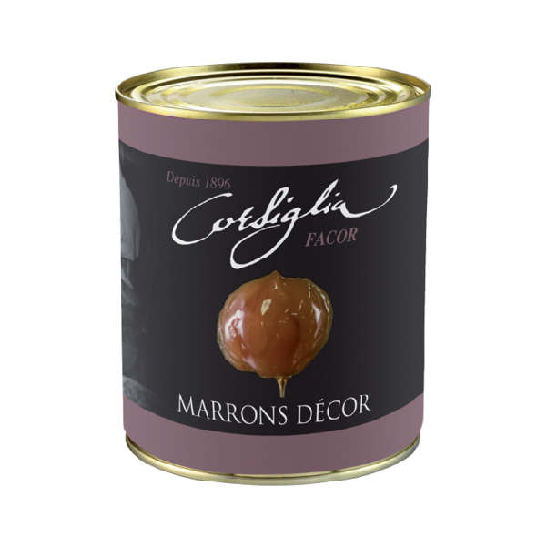 Small Decorative Candied Chestnuts In syrup 4/4