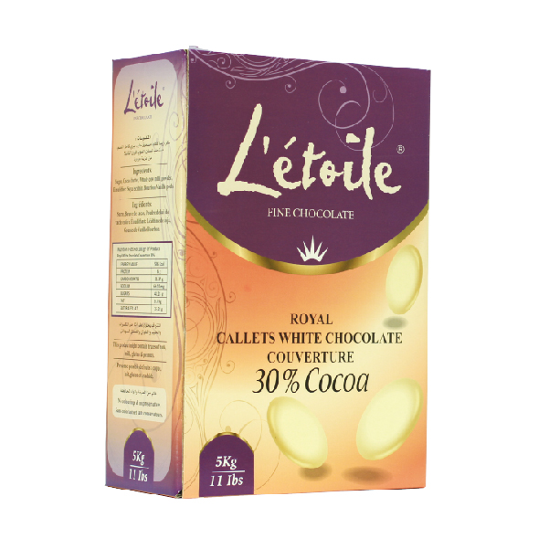 Royal White Chocolate Callets 30%