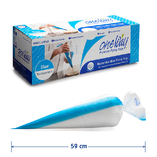 Masterline Green Premium Piping Bags Blue 59x28 Cm