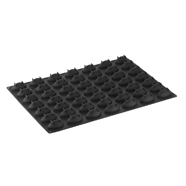 3D Pavoflex silicone mould quenelle - 49 indents