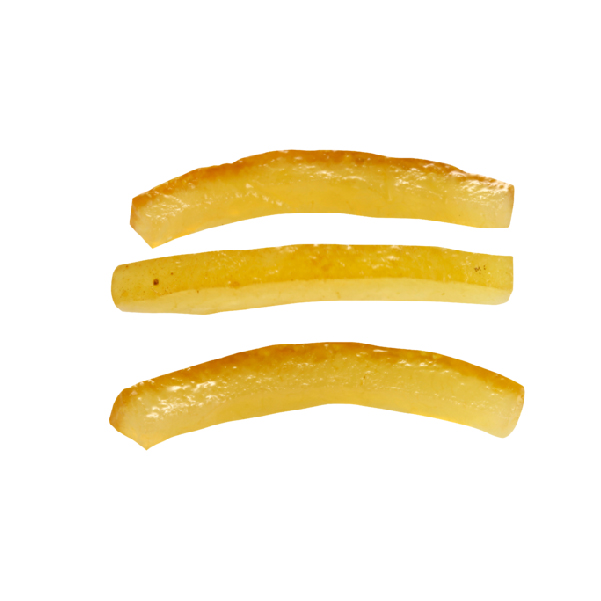 Dextrised Lemon Candied Slivers
