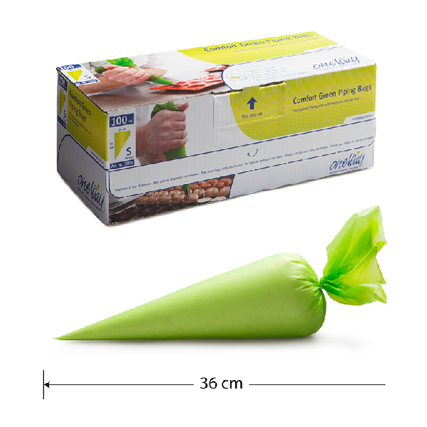 Disspoable Piping Bags S 14 inch * 36 x 20 cm Comort Green
