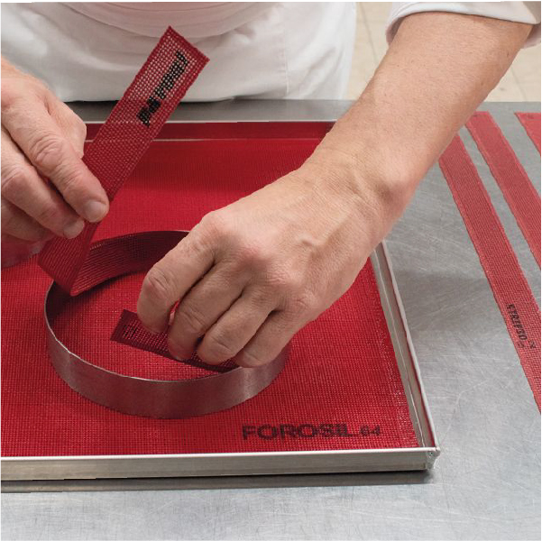 Micro-perforated silicone strip