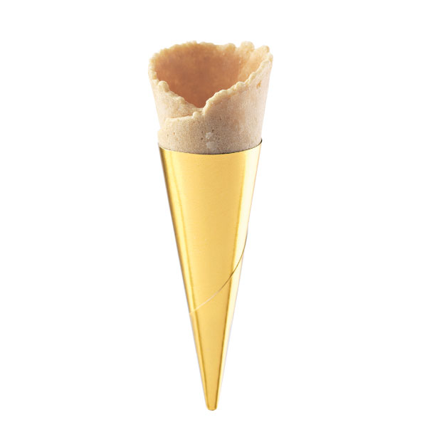 Mini cone biscuit coating non-moisture (vertical position+sleeve)