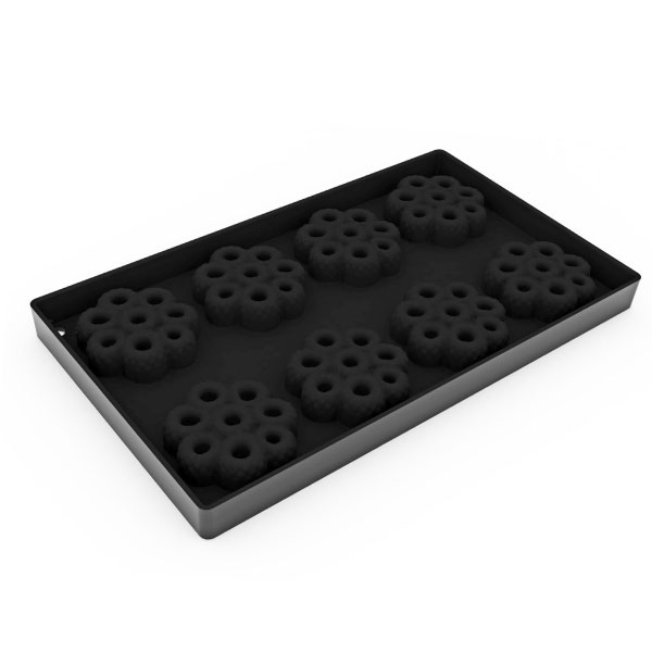 Silicone top mould for single-serving portions MINI SCARLET Laghi and Caridi