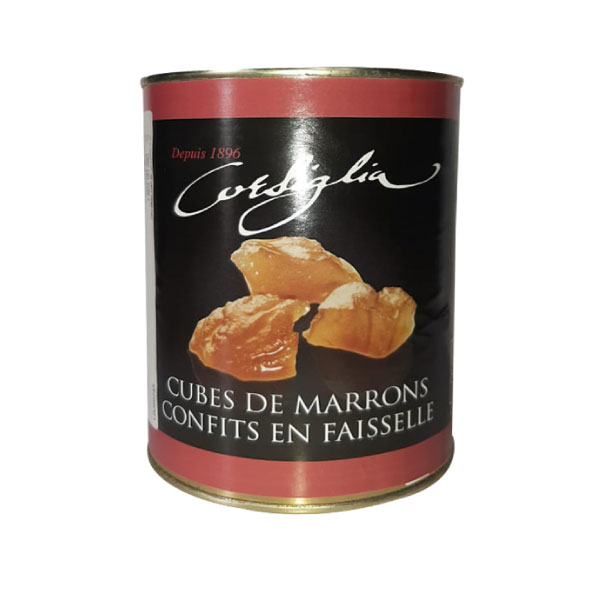 Candied Chestnuts Cubes In Syrups 5/4