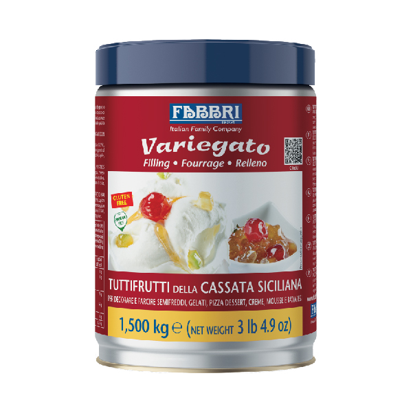 TUTTIFRUTTI of CASSATA SICILIANA MARBLING 